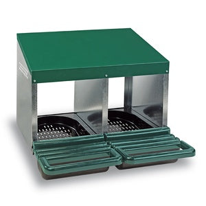 NESTING BOX METAL & PLASTIC INSIDE DOUBLE HOLE