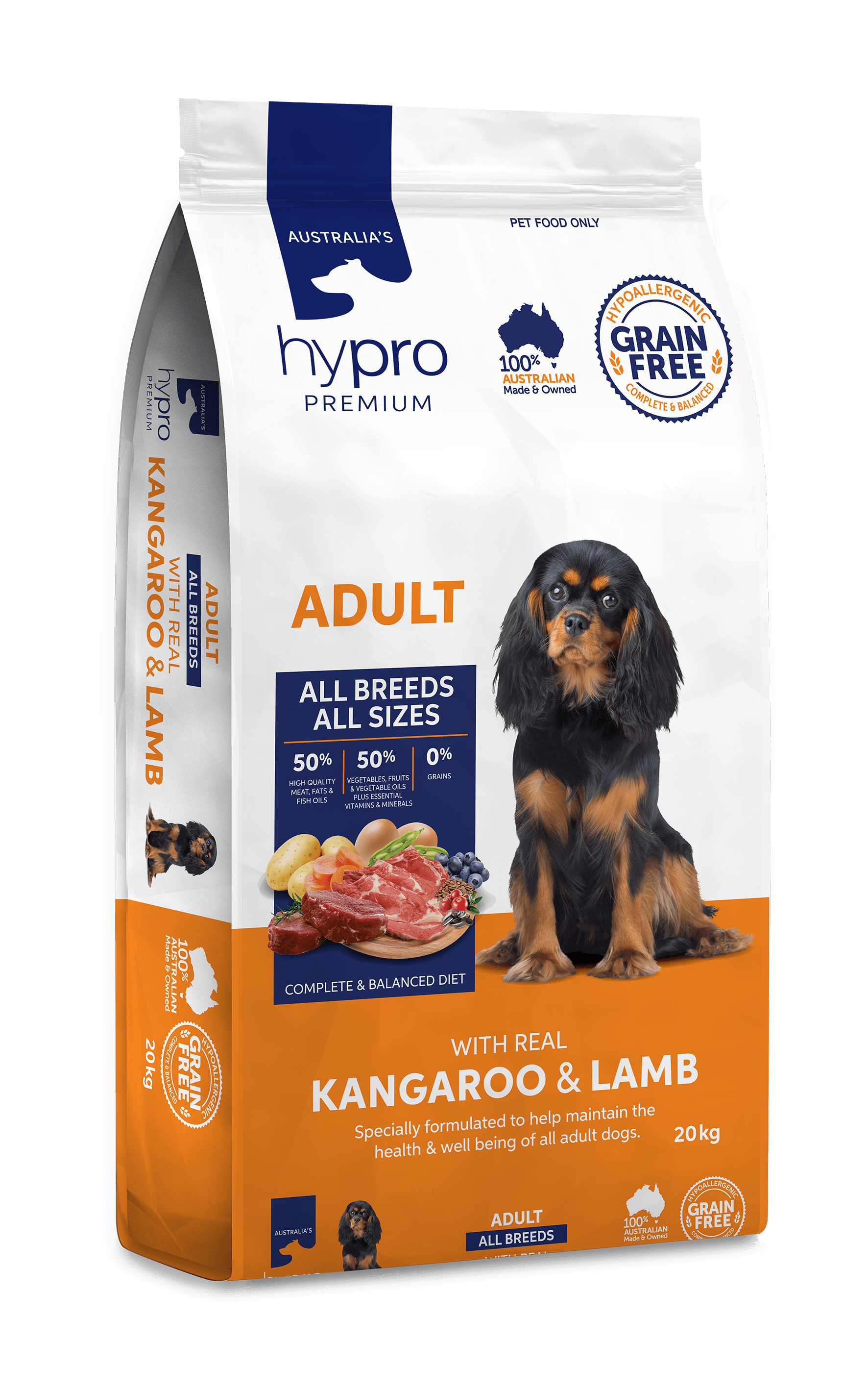 HYPRO ADULT GRAIN FREE KANGAROO & LAMB 9KG
