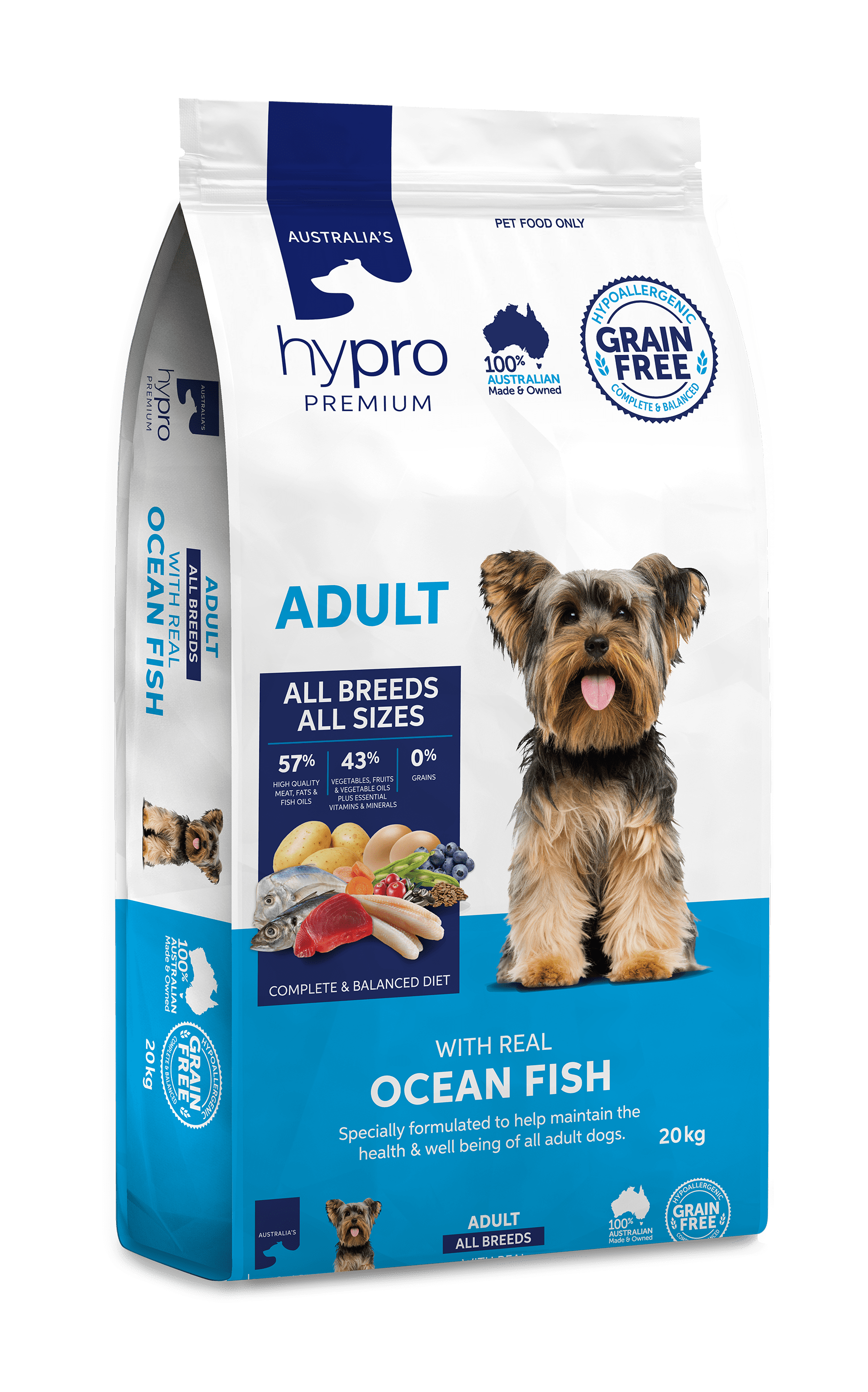 HYPRO ADULT GRAIN FREE OCEAN FISH 9KG