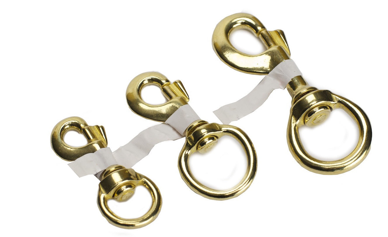 BRASS SNAP HOOK 18mm