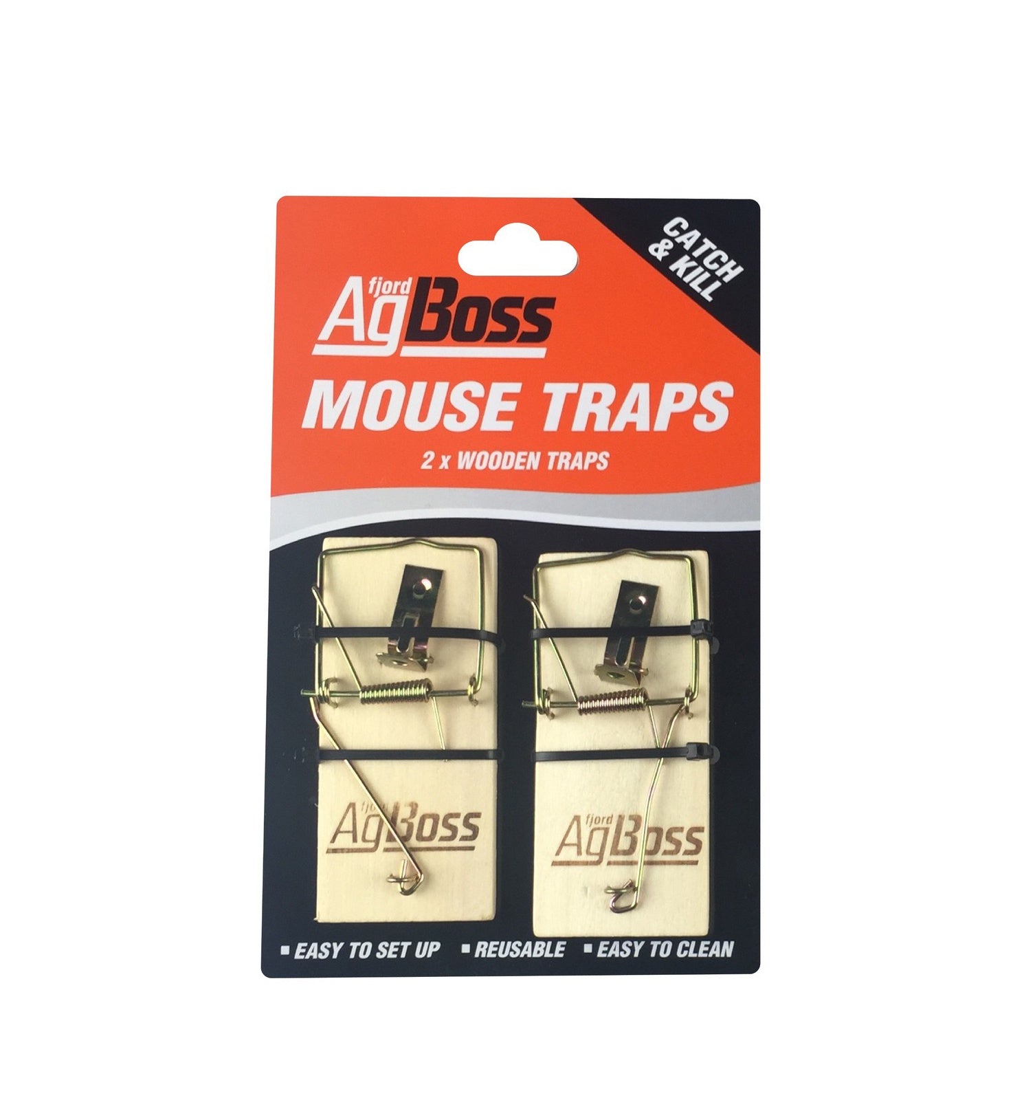 WOODEN MOUSE TRAP 2PK