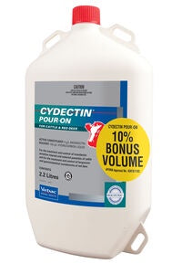 CYDECTIN POUR-ON 2.2LT