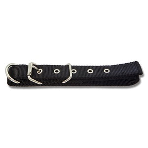DOG COLLAR WEBBING 45CM BLACK