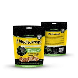 DRIED MEALWORMS 750G BAINBRIDGE VET