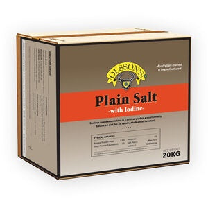 PLAIN IODISED BLOCK 20KG OLSSON