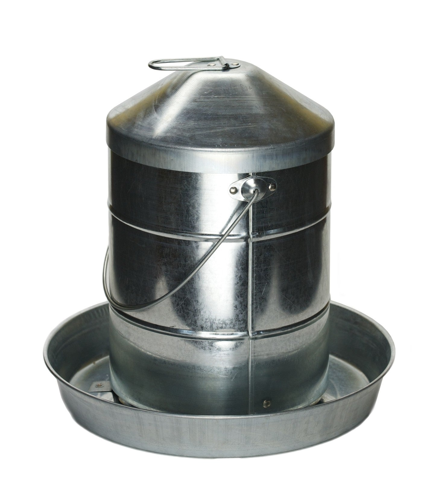 STAINLESS STEEL POULTRY FEEDER 12KG