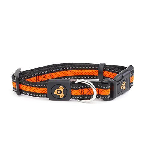 COLLAR MESH SMALL DBL LAYER RFL ORANGE