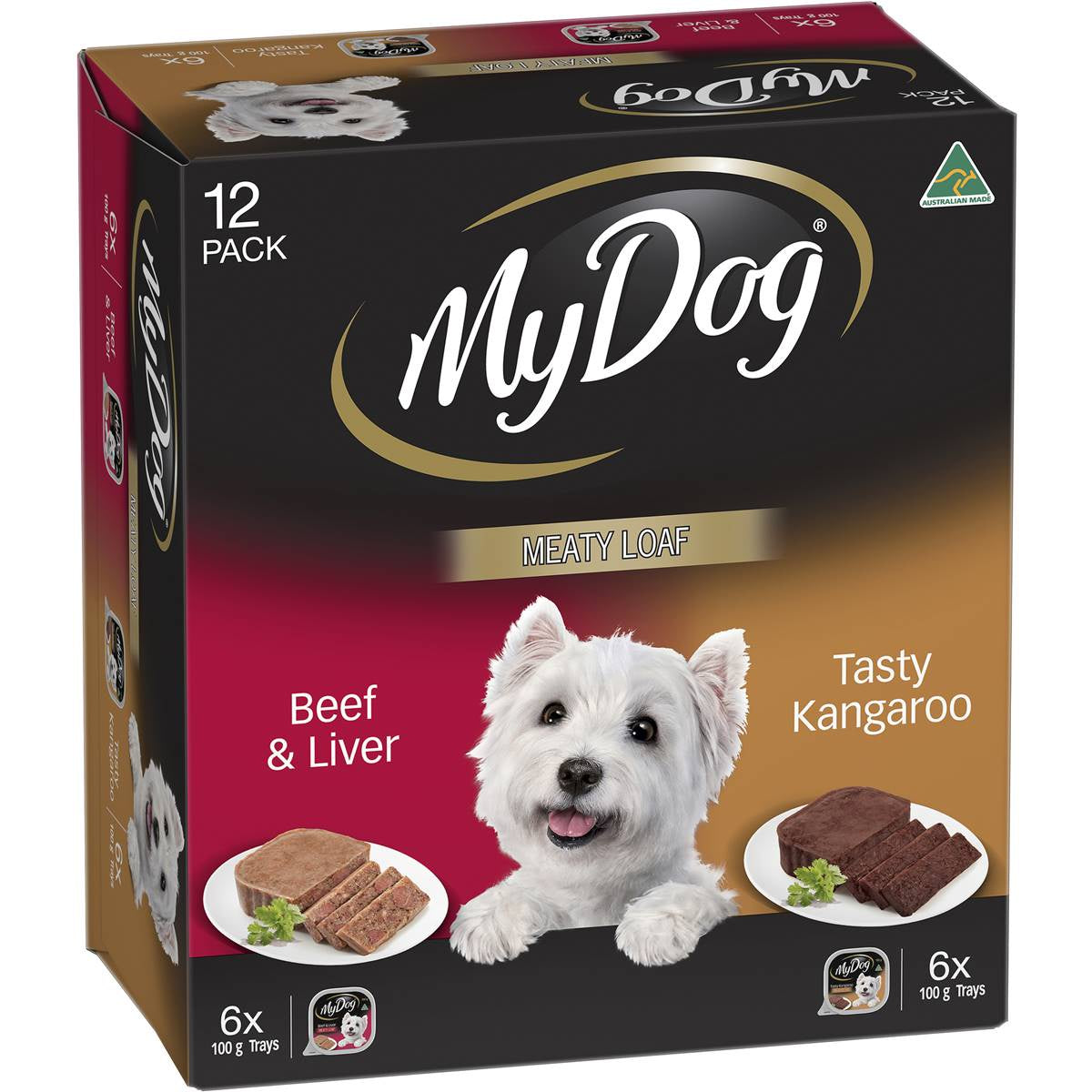 MY DOG WET BEEF & LIVER 100G 12PK