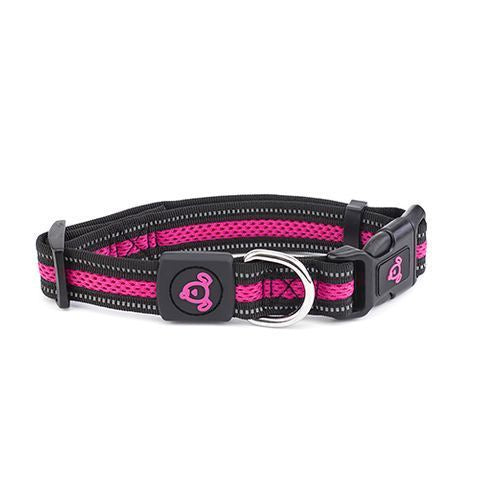 COLLAR MESH SMALL DBL LAYER RFL PINK