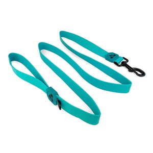 DOG LEAD W/PROOF 2.5CM X 150CM AQUA