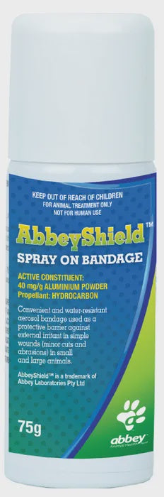 AbbeyShield Spray On 75g