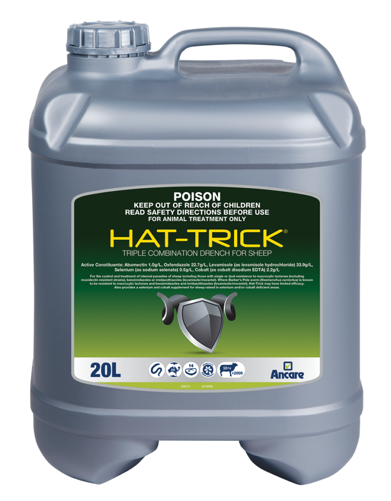 HAT-TRICK SHEEP DRENCH 20LT