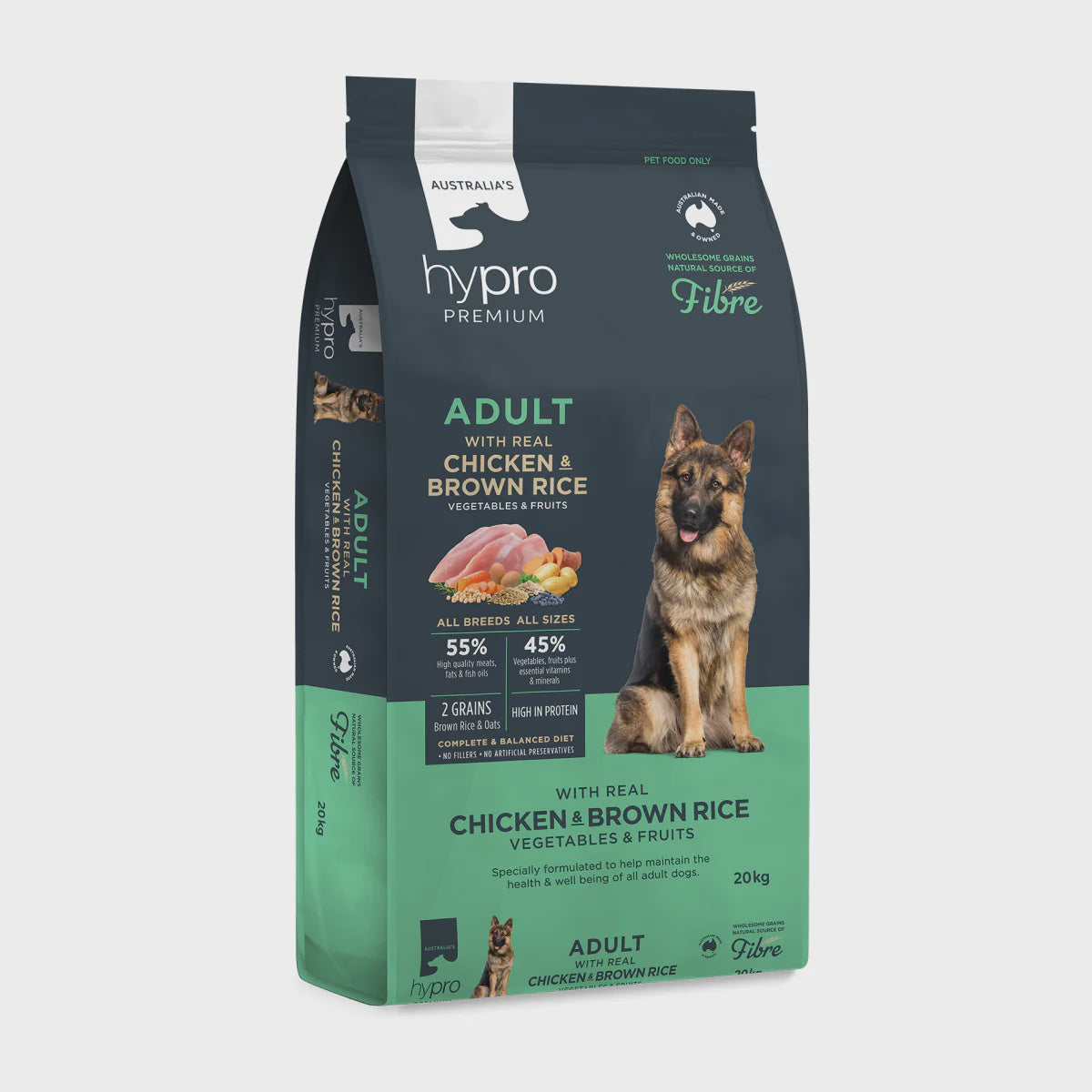 HYPRO ADULT CHICKEN AND BROWN RICE 20KG