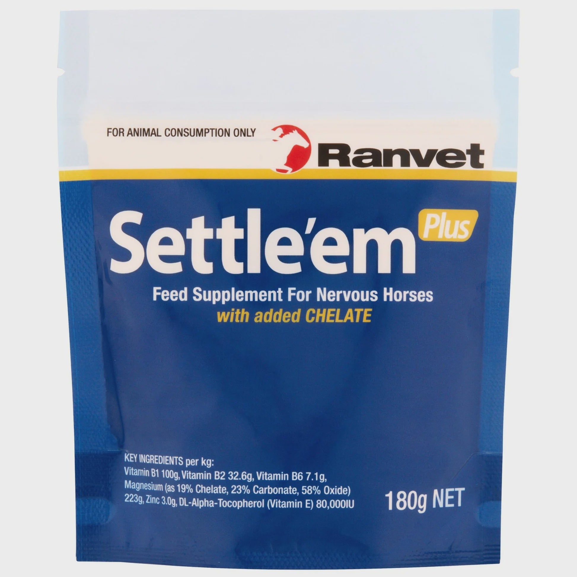 SETTLE EM PLUS POUCH 180G