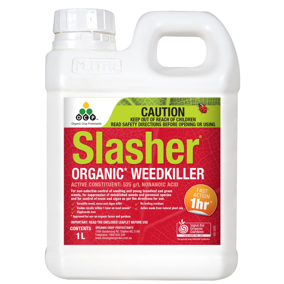 SLASHER ORGANIC WEED KILLER 1LT