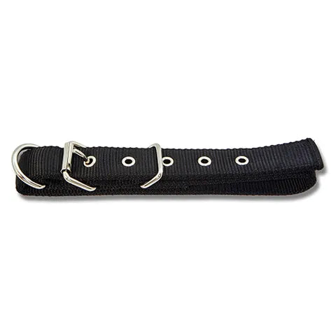 DOG COLLAR WEBBING 55CM BLACK