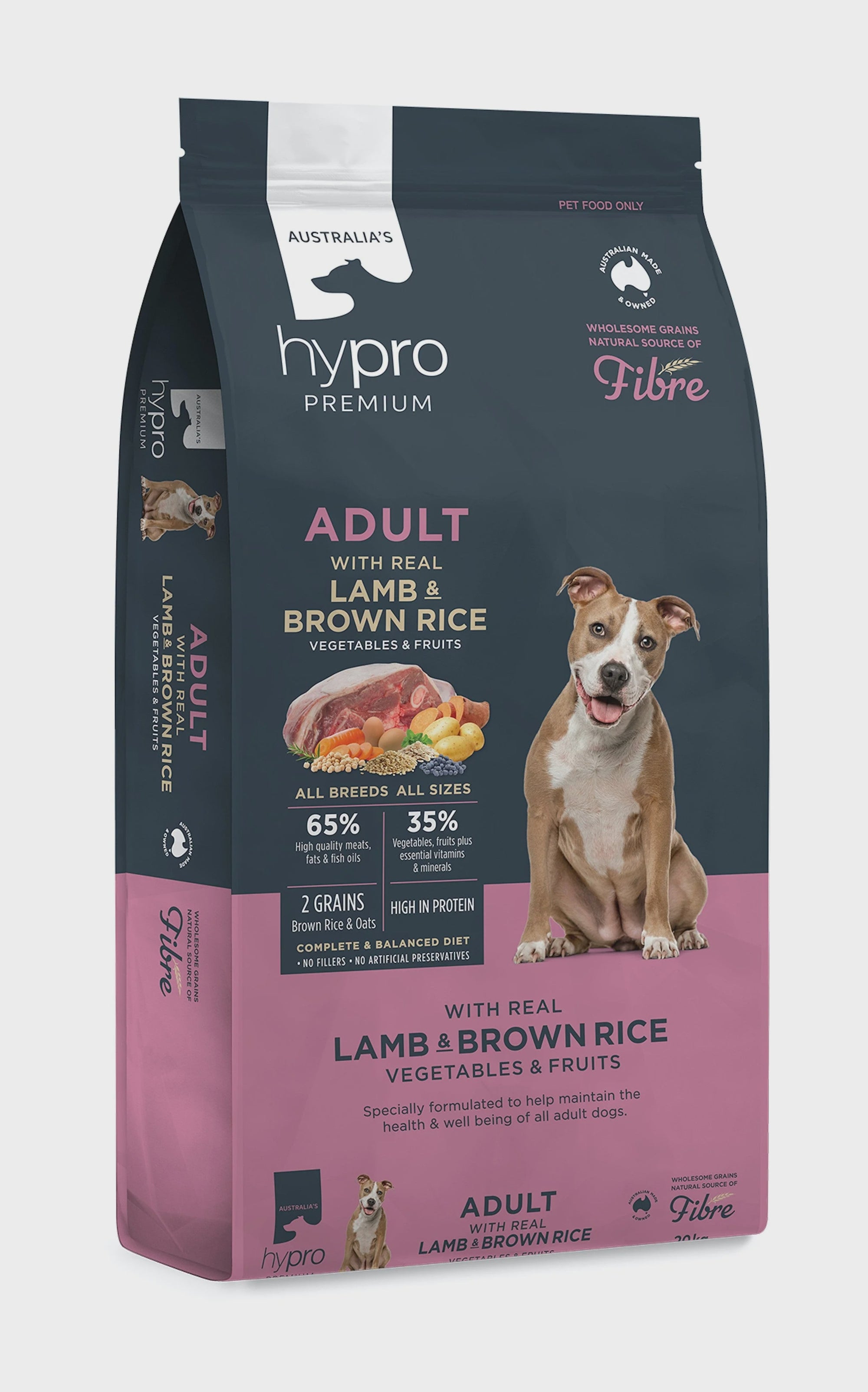 HYPRO ADULT LAMB AND BROWN RICE 20KG