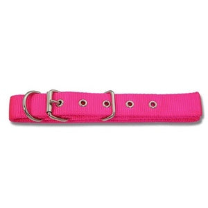 DOG COLLAR WEBBING 60CM PINK