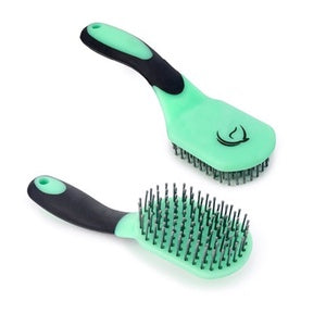 MANE &amp; TAIL BRUSH MINT/GREY