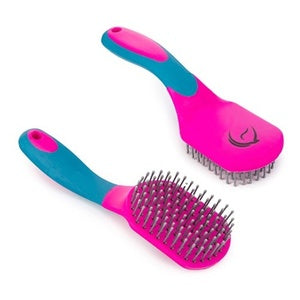 MANE &amp; TAIL BRUSH PINK/BLUE
