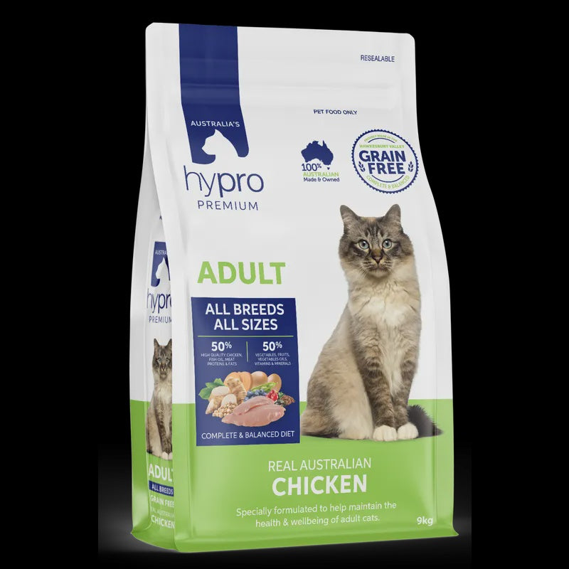 HYPRO PREMIUM CAT GRAIN FREE CHICKEN 9KG