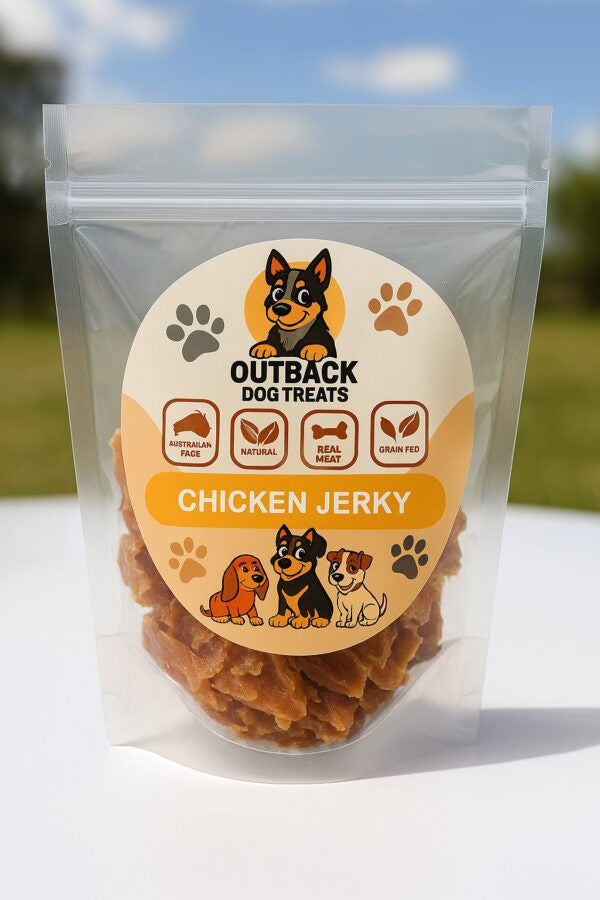 OUTBACK DOG TREATS CHICKEN JERKY