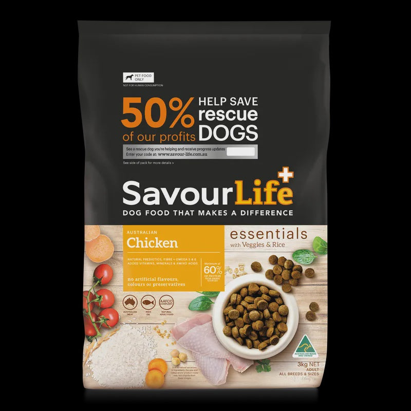 SAVOURLIFE ESSENTIALS ADULT CHICKEN 3KG