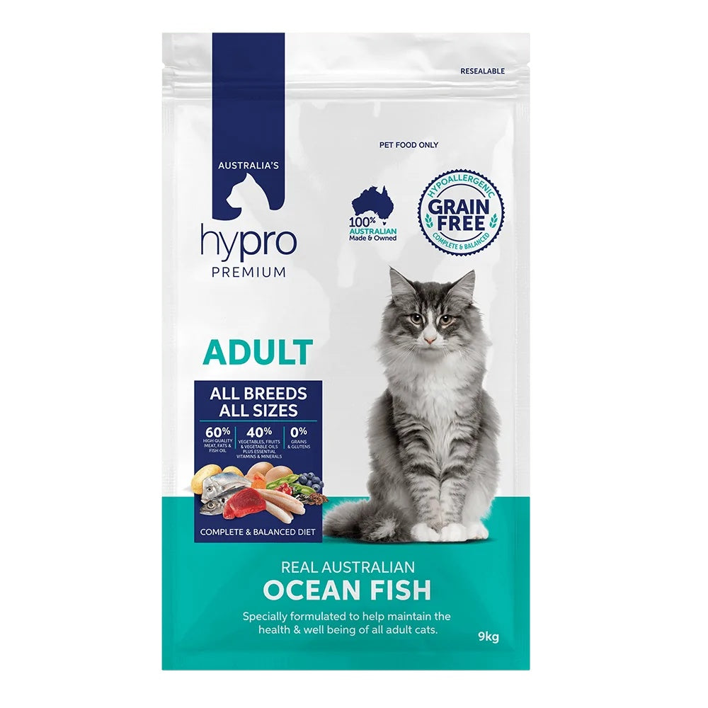 HYPRO PREMIUM CAT GRAIN FREE OCEAN FISH 9KG