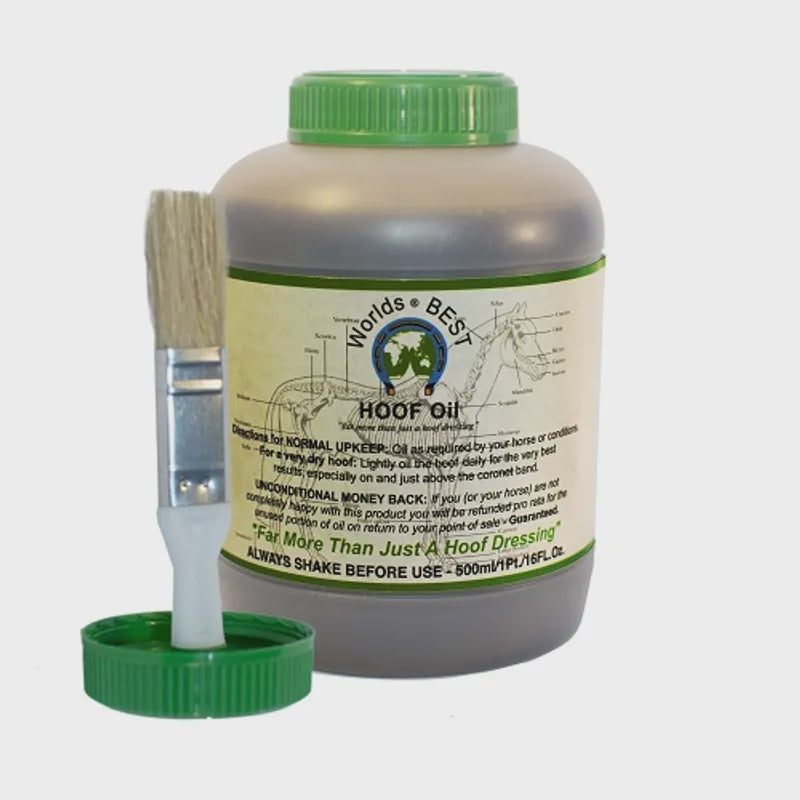WORLDS BEST HOOF OIL 500 ML TRAVEL PACK