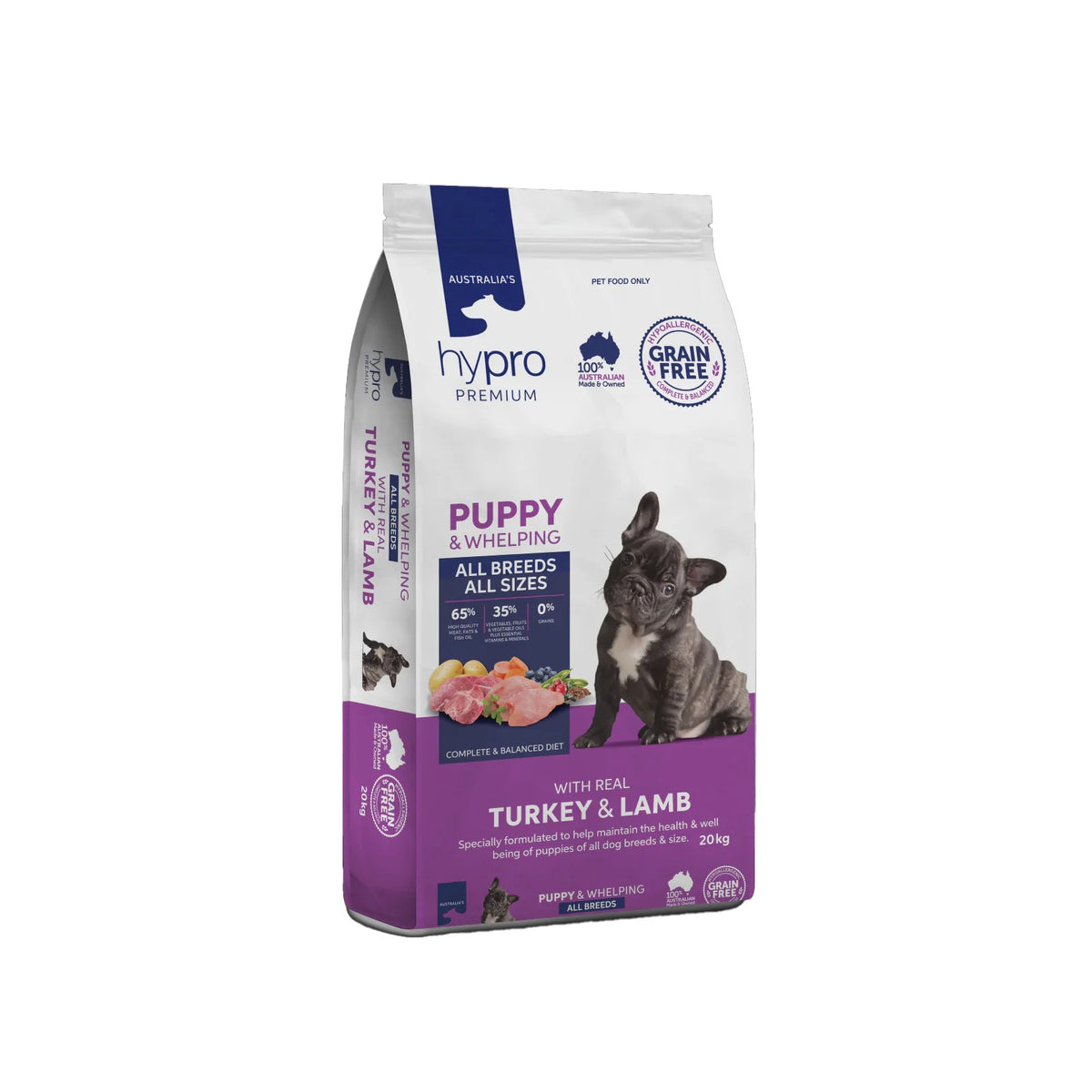 HYPRO PREMIUM G/F PUPPY TURKEY &amp; LAMB 2.5KG