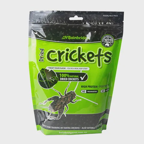 DRIED CRICKETS 250G BAINBRIDGE VET